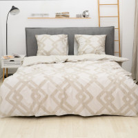 Постільна білизна Isleep Viluta ранфорс з простирадлом на гумці (160*200) - 25356 євро