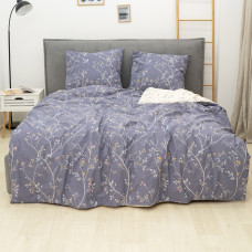 Постільна білизна Isleep Viluta ранфорс з простирадлом на гумці (160*200) - 25354 двоспальна