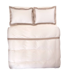 Підковдра з наволочками Penelope - Elegance stone бежевий 260*240+50*70 (2)