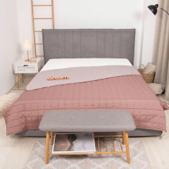 Ковдра Viluta Дует - Рожевий кварц полегшена 140x205 полуторна (150 гр/м2)