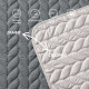 Покривало IDEIA - Warmis Sei Design двостороннє графіт/св.сірий 220*240