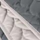 Покривало IDEIA - Warmis Sei Design двостороннє графіт/св.сірий 220*240