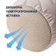 Подушка валик IDEIA 15х40 - Nordic Comfort з повітропроникною вставкою Бежева