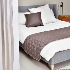 Покривало IDEIA - Саше двосторонній шоколад/бежевий 70*240