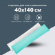 Подушка довга IDEIA 40x140 - Nordic Comfort Plus для сну та відпочинку з блискавкою та наволочкою М'ята
