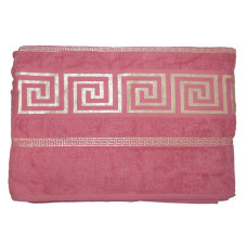 Простирадло махрове Parisa - J-038 Caesar рожевий 200*220 (400 гр/м2)