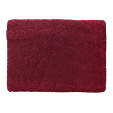Простирадло махрове Parisa - J-079 N7 бордовий 150*200 (400 гр/м2)