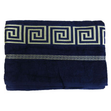 Простирадло махрове Parisa - J-038 Caesar темно-синій 200*220 (400 гр/м2)