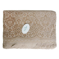 Простирадло махрове Parisa Velour Premium - JV-144 бежевий 200*220 (500 гр/м2)