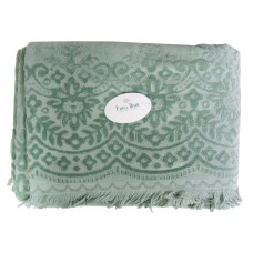 Простирадло махрове Parisa Velour Premium - JV-144 зелене 200*220 (500 гр/м2)