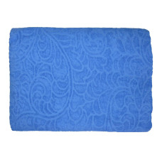 Простирадло махрове Parisa - J-079 N1 синій 200*220 (400 гр/м2)