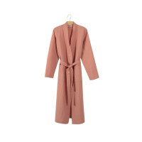Халат-кімоно з льону Lotus Home — Madrida лососевий XS