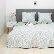 Постільна білизна Isleep Viluta ранфорс з простирадлом на гумці (180*200) - 25370 євро