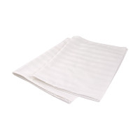 Набір наволочок Руно 50х70 см - сатин-страйп 2x2 білий (2 шт) (26122)