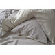 Постільна білизна Lotus Home Washed cotton — Daften kahve-bej сімейний