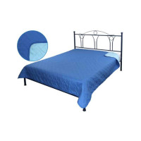 Покривало двостороннє Руно 212x240 см - Лілія синій (19749)