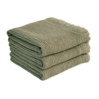 Набір рушників Lotus Home — Rius olive оливковий 30*50 (3 шт.)