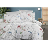 Постільна білизна First Choice ранфорс — Hope grey євро