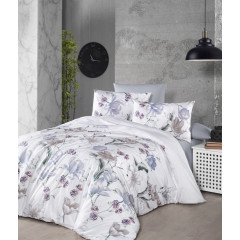 Постільна білизна First Choice ранфорс — Layla mink сімейна