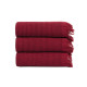 Набір рушників Lotus Home — Rius red червоний 30*50 (3 шт.)