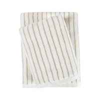 Рушник Lotus Home Готель Premium — Microcotton Stripe Ecru-Kahve 50*90 550 г/м2