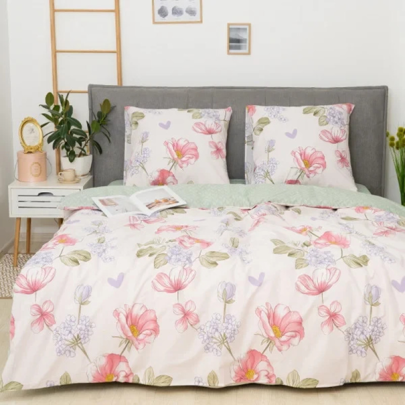 Постільна білизна Viluta ранфорс — 25364 полуторна Постільна білизна Viluta ранфорс — 25364 полуторна