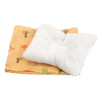 Подушка дитяча Руно 25x28 - Батерфляй бязь біла з наволочкою сатин (26781)