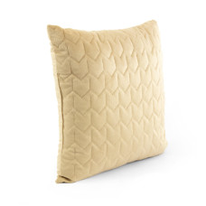 Подушка Руно 40x40 - Beige велюр бежева (22291)