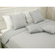 Подушка Руно 40x40 - Grey Braid велюр сіра (22506)