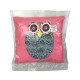 Подушка Руно 50x50 - Owl Grey рожевий сатин (17410)
