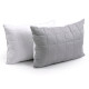 Подушка Руно 50x70 - Grey White мікрофібра сіра (27098)