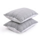 Подушка Руно 50x70 - Grey White мікрофібра сіра (27098)