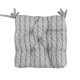 Подушка на стілець Руно 38x38 - Grey Braid сіра (26803)