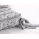 Подушка на стілець Руно 38x38 - Grey Braid сіра (26803)