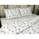 Простирадло Руно 143x215 - Fly white бязь (21110)
