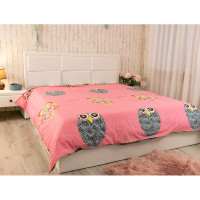 Підковдра Руно 143x215 - Owl сатин рожевий (26046)