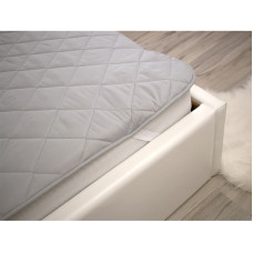 Наматрацник захисний на гумках Руно - 160x200 Grey/white мікрофібра (27069)
