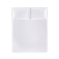 Простирадло на гумці з наволочками Penelope - Lia white білий 200*200+50*70 (2)