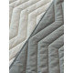 Покривало ArCloud - ZigZag Rainy Day/Elephant Skin двостороннє стьобане 180*215 двоспальне