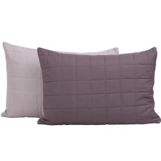 Чохол на подушку Viluta мікрофібра стьобаний 50x70 см - Дует Димчастий аметист