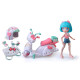 Ігровий набір 4SF Manga Dolls серії Hello Kitty — Красотка Пінк на скутері