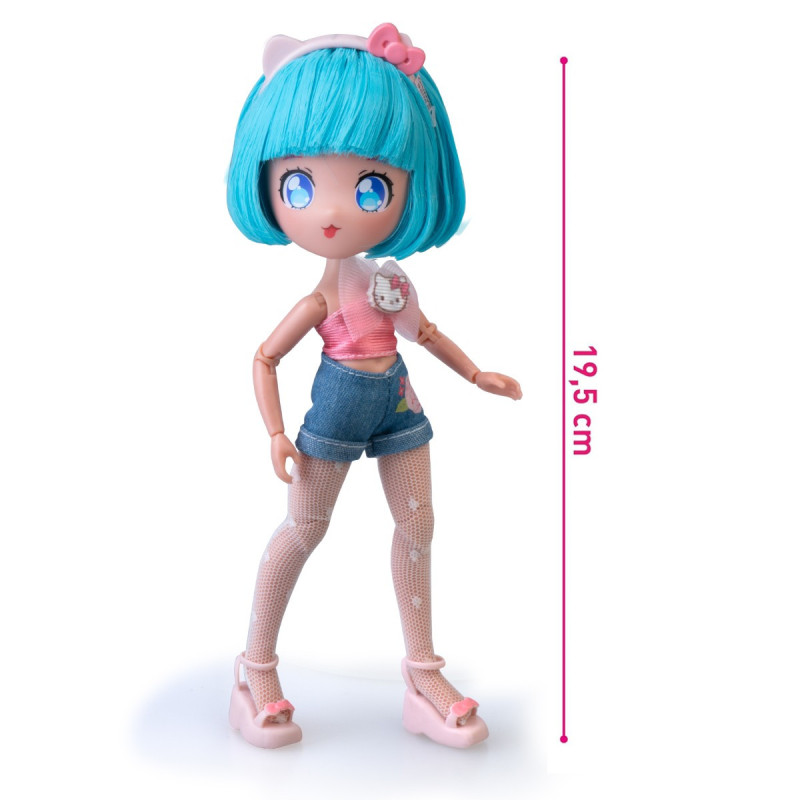 Ігровий набір 4SF Manga Dolls серії Hello Kitty — Красотка Пінк на скутері Ігровий набір 4SF Manga Dolls серії Hello Kitty — Красотка Пінк на скутері