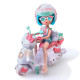 Ігровий набір 4SF Manga Dolls серії Hello Kitty — Красотка Пінк на скутері Ігровий набір 4SF Manga Dolls серії Hello Kitty — Красотка Пінк на скутері