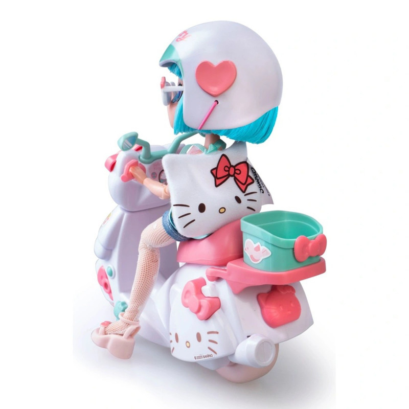 Ігровий набір 4SF Manga Dolls серії Hello Kitty — Красотка Пінк на скутері Ігровий набір 4SF Manga Dolls серії Hello Kitty — Красотка Пінк на скутері