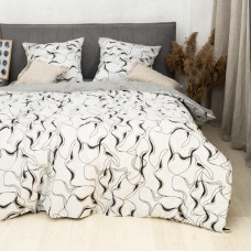 Постільна білизна Isleep Viluta ранфорс з простирадлом на гумці (160*200) - 24290 євро