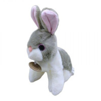 М'яка іграшка "Зайчик-пухнастик" (сірий) MIC (227381)