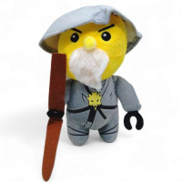 М'яка іграшка Ніндзяго 25 см сірий MIC (237494)