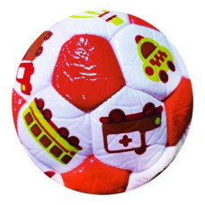 М'яч футбольний, дитячий (розмір 2), червоний MIC (256557)