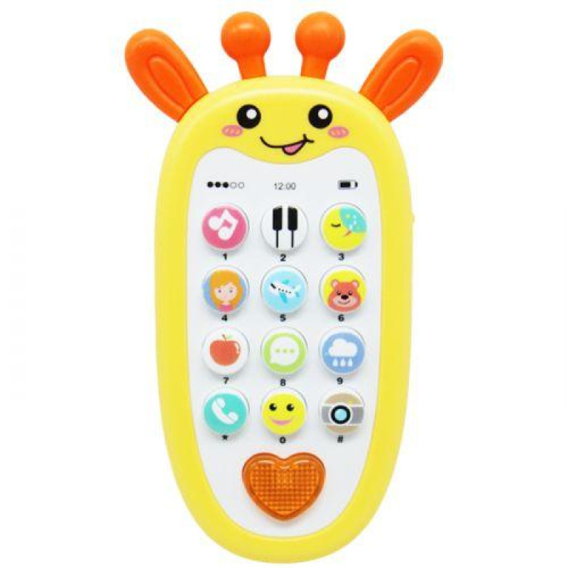 Музичний телефон "Жираф", жовтий (англ) Sunlike (220459) Музичний телефон "Жираф", жовтий (англ) Sunlike (220459)