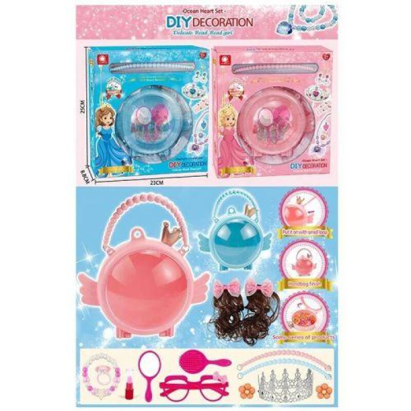 Сумочка з набором прикрас "Принцеса" CHEN QING SONG TOY (228462) Сумочка з набором прикрас "Принцеса" CHEN QING SONG TOY (228462)